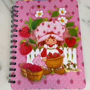 Cute Pink Strawberry Spiral Notebook